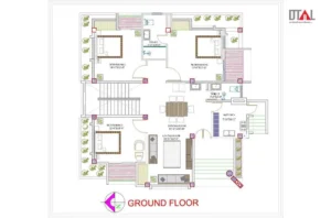 35.5x37 Building Design ground floor