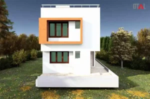 elegant small duplex house design bangladesh