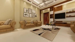living room view
