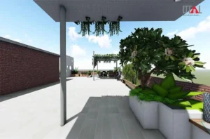 mixed-use exterior aesthetics