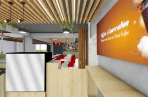 modern café design in bangladesh