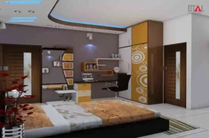 stylish wall cabinet design for study room