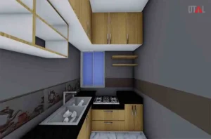 Low cost kitchen cabinet in Bangladesh