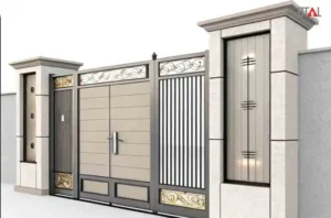 Modern Front Gate Design in Bangladesh