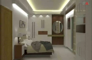 bright modern bedroom accents