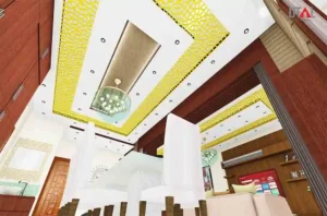 dinner area ceiling interior design